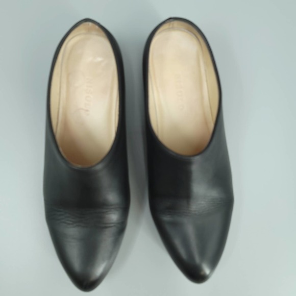 Nisolo Sofia Slip-On Black Leather Mule Clog size 7 - Picture 5 of 14